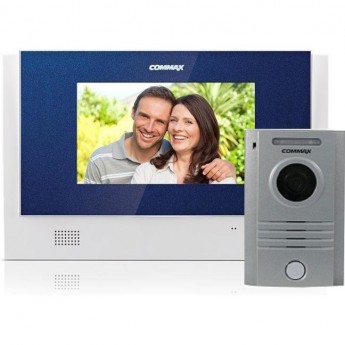 Комплект видеодомофона COMMAX CDV-72UM/DRC-40KA Синий Комплект видеодомофона COMMAX CDV-72UM/DRC-40KA Синий